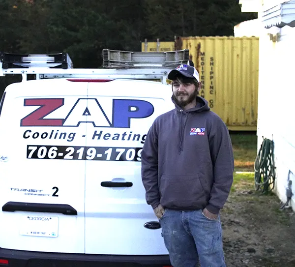 Austin Blackwell, HVAC Installer | About Us Team Photos | ZAP Cooling & Heating