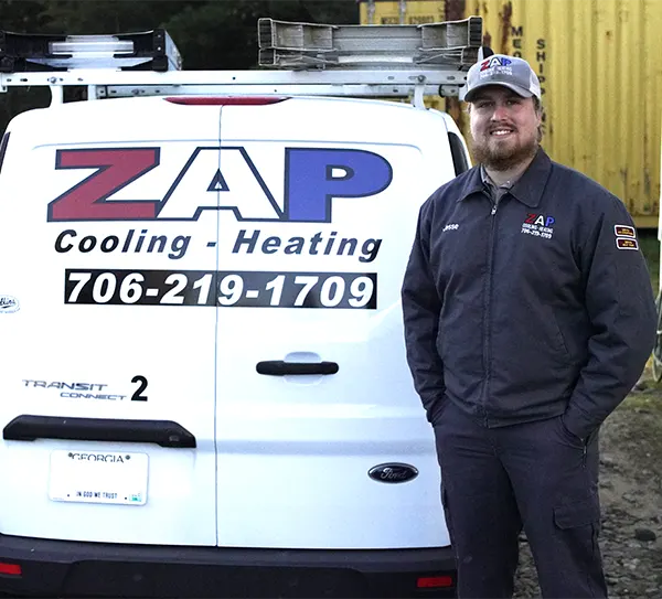 Jesse Kelley, HVAC Service Technician | About Us Team Photos | ZAP Cooling & Heating