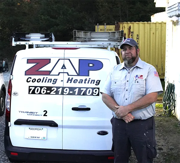Robbie Whipple, HVAC Service Technician | About Us Team Photos | ZAP Cooling & Heating