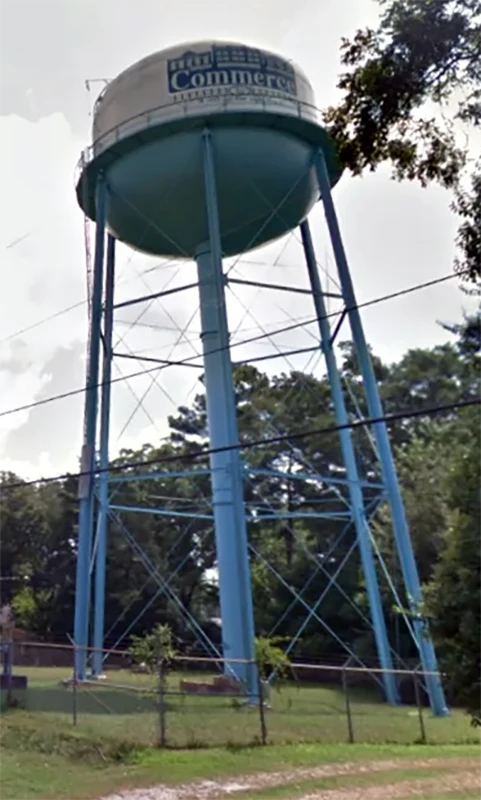 The Town Water Tower in Commerce, GA | ZAP Cooling and Heating