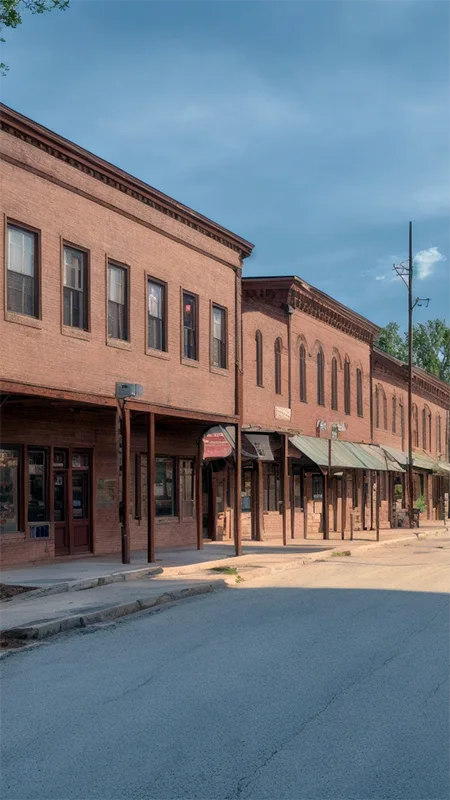 Vintage buildings and stores in small town in Georgia | Forsyth County | Furnace Repair | ZAP Cooling & Heating