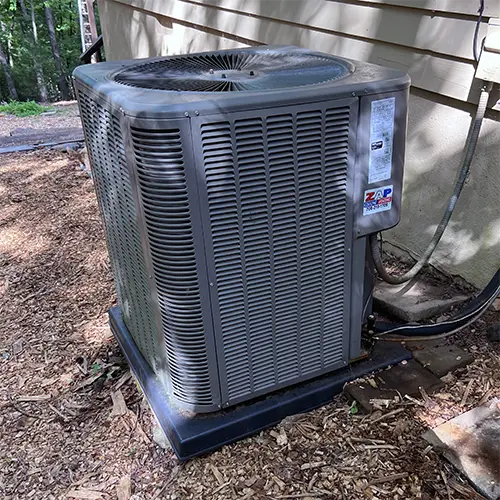 Outdoor AC Unit serviced by ZAP | ZAP Cooling & Heating