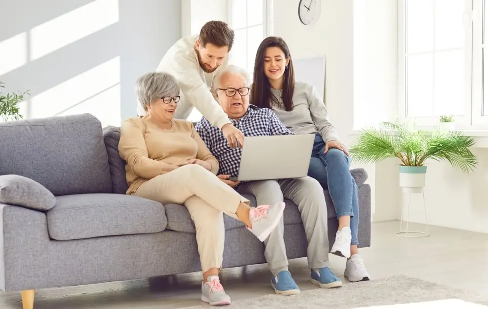 comfortable family